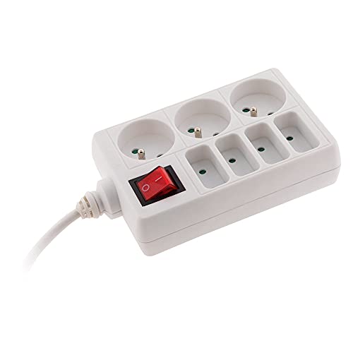 Bloc multiprise 4x6A + 3x16A Blanc Bloc multiprise 4x6A + 3x16A Blanc von Zenitech