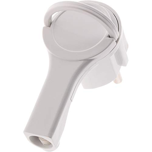 Fiche mâle 2P+T 16A extra plate Blanc von Zenitech