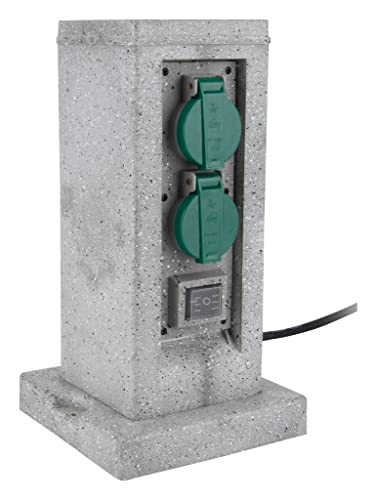 Zenitech - Steinpoller 4x16a + 2 inter 5m grau von Zenitech