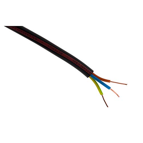 Zenitech - Stromkabel U1000R2V 3G1,5 mm² – Robuster PVC-Mantel – Für den Innen- & Außenbereich – Zuverlässiger Schutz vor Gefahren – Schwarz - Länge 10m Zenitech - Stromkabel U1000R2V 3G1,5 mm² – Robuster PVC-Mantel – Für den Innen- & Außenbereich – Zuverlässiger Schutz vor Gefahren – Schwarz - Länge 10m von Zenitech
