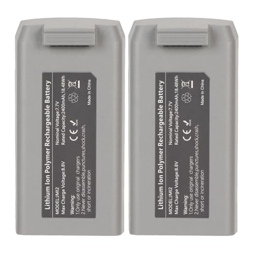 Zenith AUR 2 Stück 2400mAh Ersatz akku, Intelligenter Flugakku für RC Drone Mavic 2 2 SE SE, UAV Backup-Netzteil, Drohnen zubehör von ZenithAur