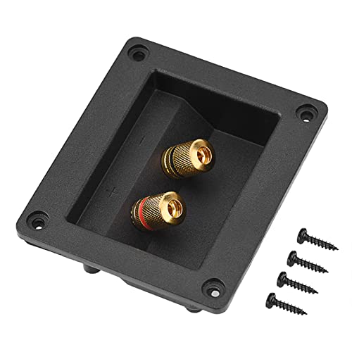 ZenithAur -Lautsprecher -Terminalbox, DIY 2 - Way Speaker Connector Bindung nach Anschlussplatten für akustische Subwoofer -Akustikkomponenten ZenithAur -Lautsprecher -Terminalbox, DIY 2 - Way Speaker Connector Bindung nach Anschlussplatten für akustische Subwoofer -Akustikkomponenten von ZenithAur