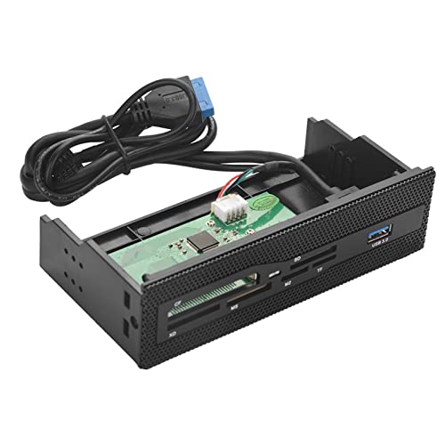 ZenithAur USB 3.0 Kartenleser Intern für PC, Multifunktions-Front-Panel-Hub mit M2 SD MS XD CF TF-Kompatibilität ZenithAur USB 3.0 Kartenleser Intern für PC, Multifunktions-Front-Panel-Hub mit M2 SD MS XD CF TF-Kompatibilität von ZenithAur