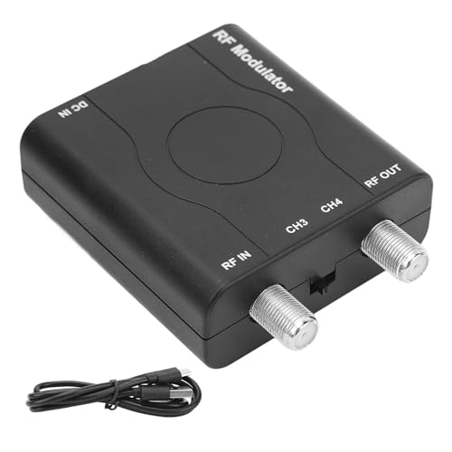 Zenithaur HDMI RF -Modulatoradapter, HDMI zu Coax Converter, NTSC -Formatausgang 1080p, PLL -Steuerung für VHF -Frequenz, schön für das Heimtheater -Setup Zenithaur HDMI RF -Modulatoradapter, HDMI zu Coax Converter, NTSC -Formatausgang 1080p, PLL -Steuerung für VHF -Frequenz, schön für das Heimtheater -Setup von ZenithAur