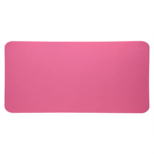 Zenithaur -Tisch -Maus -Pad, 68x33 cm Nicht -Slip -Laptop -Pad, Anti -statische Schreibtischmatte für den Gebrauch von Zuhause und Büro (Pink) von ZenithAur