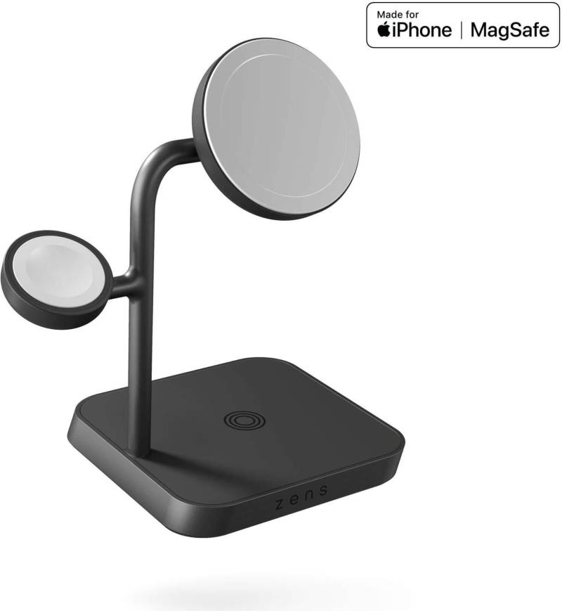 ZENS ZEAPDC01/00 Ladegerät für Mobilgeräte Kopfhörer - Smartphone - Smartwatch - Tablet Schwarz AC Kabelloses Aufladen Schnellladung Drinnen (ZEAPDC01/00) von Zens