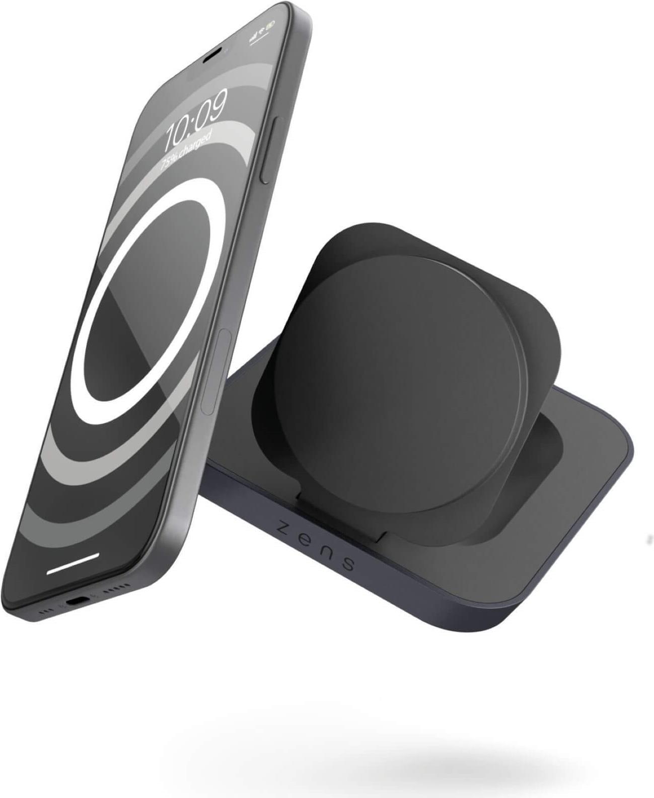 ZENS ZESC16B/00 Ladegerät für Mobilgeräte Kopfhörer - Smartphone Schwarz AC Kabelloses Aufladen Schnellladung Drinnen (ZESC16B/00) von Zens