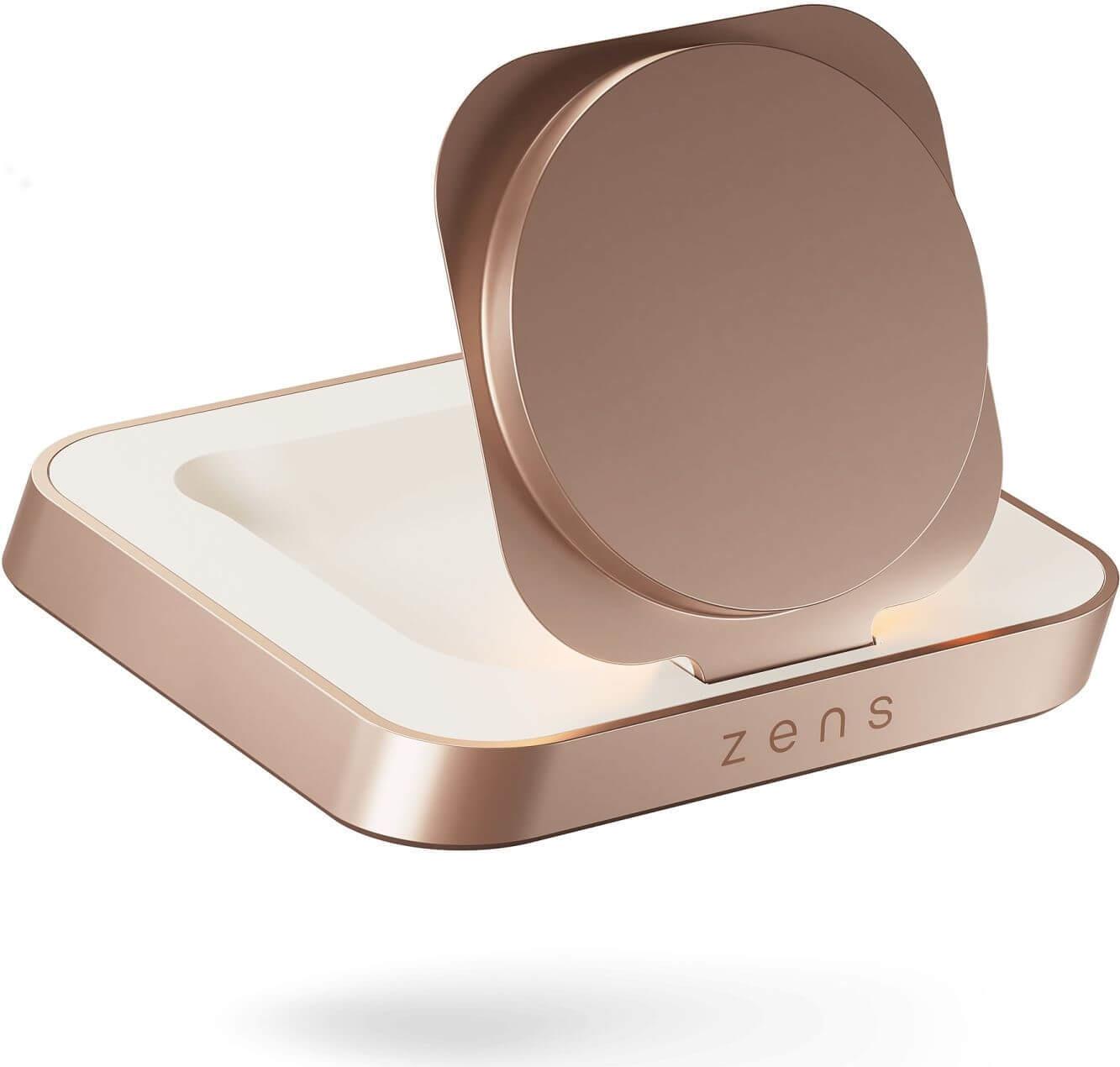 Zens Aluminium Series Magnetic Nightstand Wireless Charger mit Netzteil 20W- 15W- Qi- (ZESC16W/00) von Zens