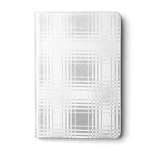 Zenus Schutzhülle Avoc Mono Check Diary in Silber für Apple iPad Mini 3 / Mini Retina von Zenus