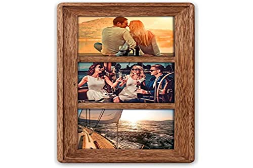 ZEP BM364 Rhone-Rahmen aus Holz, Multifoto Wand oder Tisch Für 3 Fotos, Braun ZEP BM364 Rhone-Rahmen aus Holz, Multifoto Wand oder Tisch Für 3 Fotos, Braun von Zep