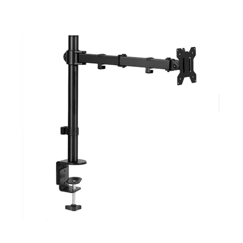 Schreibtisch-Monitorhalterung, 32-Zoll-Einzelmonitor-Tischhalterung mit Klemme und Tülle – verstellbarer Arm for ergonomischen Komfort, Verbessern Sie Ihr Desktop-Setup Schreibtisch-Monitorhalterung, 32-Zoll-Einzelmonitor-Tischhalterung mit Klemme und Tülle – verstellbarer Arm for ergonomischen Komfort, Verbessern Sie Ihr Desktop-Setup von Zephyria