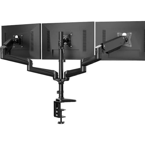 Schreibtisch-Monitorhalterung, Dreifach-Monitorständer, verstellbarer Montagearm, 13 bis 32 Zoll, Verbessern Sie Ihr Desktop-Setup Schreibtisch-Monitorhalterung, Dreifach-Monitorständer, verstellbarer Montagearm, 13 bis 32 Zoll, Verbessern Sie Ihr Desktop-Setup von Zephyria