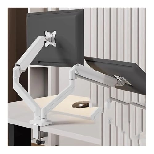 Schreibtisch-Monitorhalterung, Dual-Monitor bis zu 32 Zoll und 19,8 lbs pro Bildschirm Mechanische Arm-Tischhalterung MAXVESA 100x100mm Höhenverstellbarer Monitorständer, Verbessern Sie Ihr Desktop-S von Zephyria
