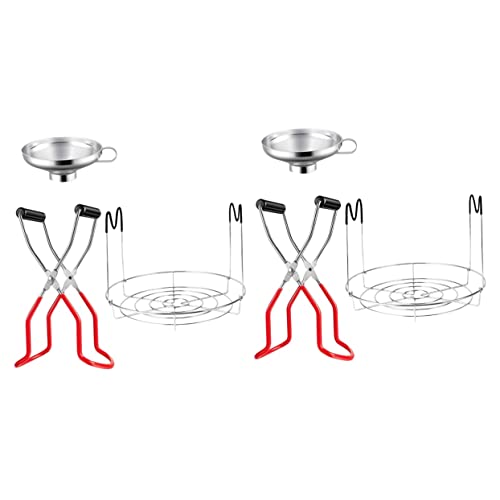 6 Stk Kann Rack Geschirr Dampfgarer Dosengreifer Aus Edelstahl Konserven-kit Einmachglasheber Kuchen-kit Glas Trichter Glastrichter Aus Edelstahl Pfannenheber Rostfreier Stahl Krug 6 Stk Kann Rack Geschirr Dampfgarer Dosengreifer Aus Edelstahl Konserven-kit Einmachglasheber Kuchen-kit Glas Trichter Glastrichter Aus Edelstahl Pfannenheber Rostfreier Stahl Krug von Zerodeko
