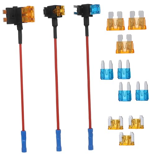 Zerodeko 1 Satz Elektrische Geräte gesetzt Adapter Sicherungshalter Sicherungsabzweigdraht Sicherungshahn-Kit Elektrische Teile für Kraftfahrzeuge Plastik Zerodeko 1 Satz Elektrische Geräte gesetzt Adapter Sicherungshalter Sicherungsabzweigdraht Sicherungshahn-Kit Elektrische Teile für Kraftfahrzeuge Plastik von Zerodeko