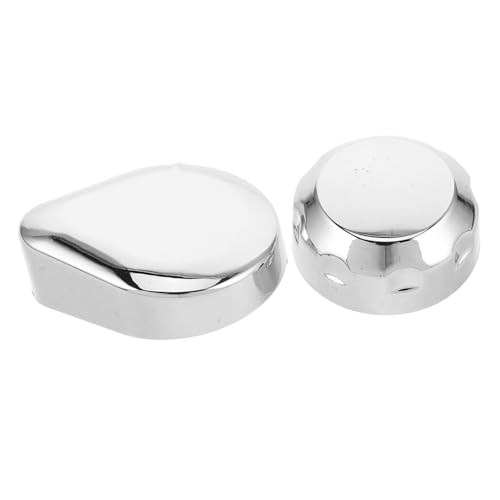 Zerodeko 1 Satz Fernstarter Lichtschalter per Knopfdruck Druckknopfschalter Druckknopfstart Push-Start-Abdeckung Netzschalter Starterknopf Druckknopfabdeckung Start Knopf Plastik Silver von Zerodeko