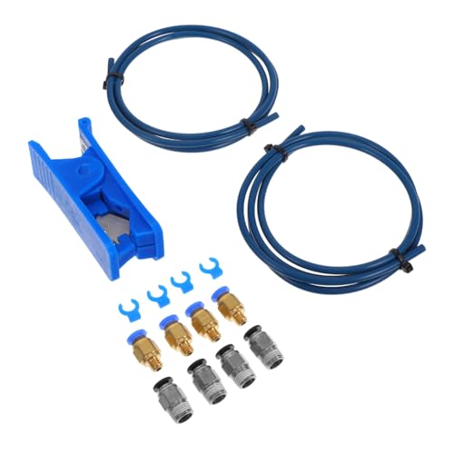 Zerodeko 1 Satz Rohrverbinder Für 3D Drucker Pneumatische Rohrverschraubung Rohrverschraubung Kupplungsverbinder Adapter Polytetrafluorethylen Teile Druckerrohrverbinder Fittings von Zerodeko