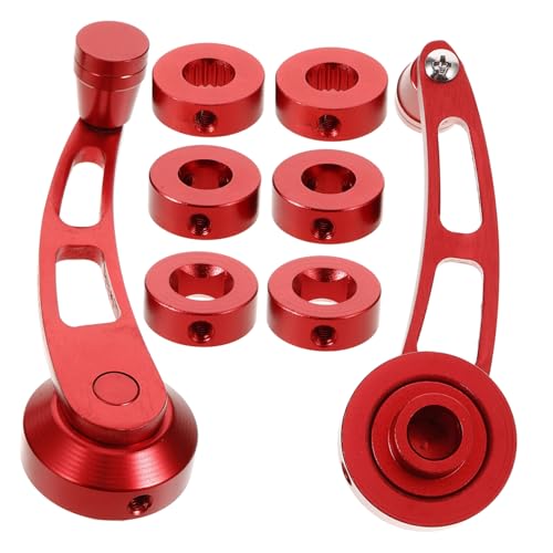 Zerodeko 1 Set Fenster Kurbel Start Hebel Auto Griff Schlüssel Innen Kurbeln Fenster Riser Aluminium Legierung Rot Zerodeko 1 Set Fenster Kurbel Start Hebel Auto Griff Schlüssel Innen Kurbeln Fenster Riser Aluminium Legierung Rot von Zerodeko