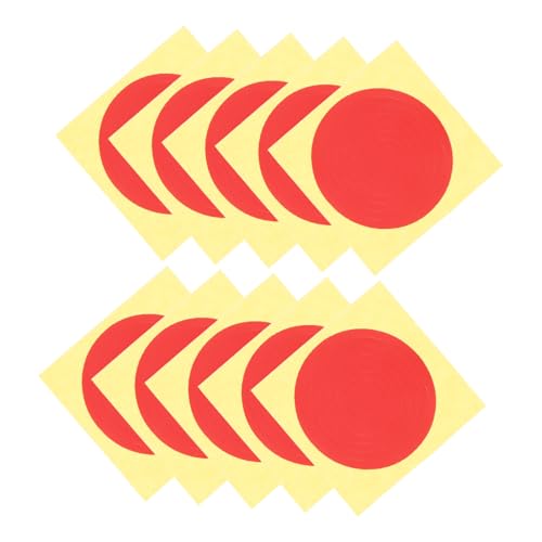 Zerodeko 10 Blatt Manometer Identifikationsaufkleber Selbstklebendes Nummernetikett Klebrige Vinyl Formschlüsselaufkleber Mit Namen Aufkleberanzeige Klein Groß Manometeraufkleber von Zerodeko