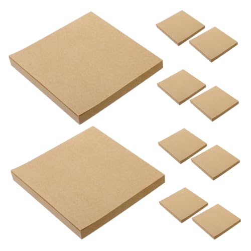 Zerodeko 10 -Notizbuch Notizblock für Krankenschwestern Krankenpflege Schulmaterial Checkliste Notizblock einkaufsliste notizblöcke Japanische Schreibwaren leeres Blatt Papier Brown von Zerodeko