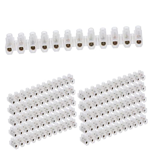 Zerodeko 10 Stück U-förmiger Terminalblock Leistung Drahtverbinder Kabelanschluss schrauben Endgeräte lautsprecher Verdrahtung Klemmenblock draht kabel stecker Klemmleiste -Nylon von Zerodeko