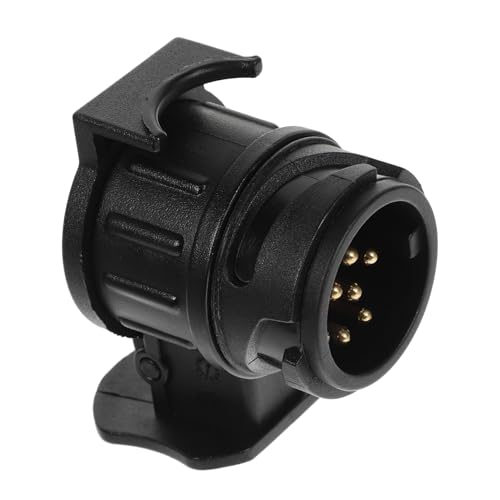 Zerodeko 13 Kupfer Schwarz Anhängerkupplung Elektrischer Kunststoff 13 Pin Auf 7 Pin Anhänger Licht Adapter Reiseadapter Zerodeko 13 Kupfer Schwarz Anhängerkupplung Elektrischer Kunststoff 13 Pin Auf 7 Pin Anhänger Licht Adapter Reiseadapter von Zerodeko