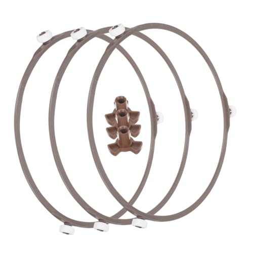 Zerodeko 1Satz Mikrowellen Halterung Teiliges Stabiler Turntable Ring Mit Hoher Tragkraft Für Mikrowellen Einfache Installation Und Hitzebeständig Zerodeko 1Satz Mikrowellen Halterung Teiliges Stabiler Turntable Ring Mit Hoher Tragkraft Für Mikrowellen Einfache Installation Und Hitzebeständig von Zerodeko