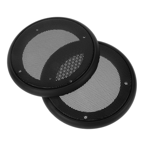 Zerodeko 2 Stück 4 Car-Audio-Gitter Holzkohle Auto Schlüssel Subwoofer-Grill Stoff Universal- Bass Lautsprecherabdeckungen Lautsprecher-schallwände Black Plastik Zerodeko 2 Stück 4 Car-Audio-Gitter Holzkohle Auto Schlüssel Subwoofer-Grill Stoff Universal- Bass Lautsprecherabdeckungen Lautsprecher-schallwände Black Plastik von Zerodeko