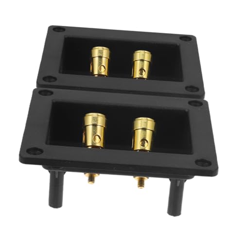 Zerodeko 2 Stück Box Lautsprecheranschlüsse Lautsprecher Lautsprecherkabelanschluss Smd Lautsprecheranschluss Hifi Lautsprecheranschluss Panel Lautsprecheranschlussanschlüsse Subwoofer von Zerodeko