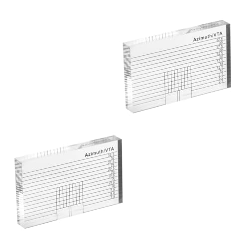 Zerodeko 2 Stück -Messung Ausrichtung aufzeichnen Herrscher Stiftkraftmesser Stiftskala Drehteller Winkelmesser Stift -Alignment -Tools Plattenspieler-Stylus- Acryl Transparent Zerodeko 2 Stück -Messung Ausrichtung aufzeichnen Herrscher Stiftkraftmesser Stiftskala Drehteller Winkelmesser Stift -Alignment -Tools Plattenspieler-Stylus- Acryl Transparent von Zerodeko