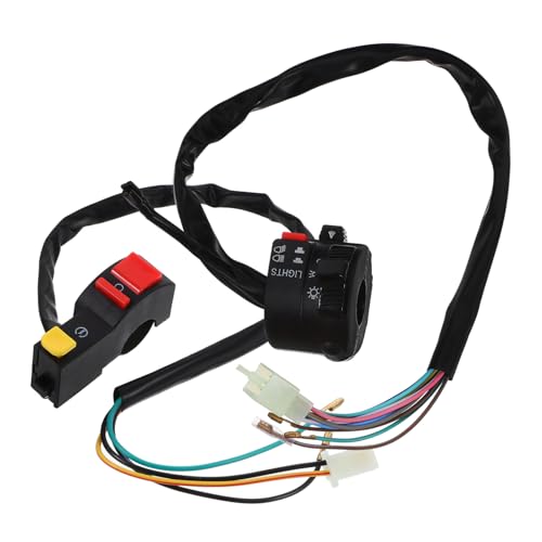 Zerodeko 2 Stück Motorrad-offroad-versammlung Schalter Für Lenker Motorrad-kill-stopp-schalter Nebellichtschalter Schalterlenker Für Atv Hornknopf Lenkerschalter Für Motorrad Schwarz Eisen Zerodeko 2 Stück Motorrad-offroad-versammlung Schalter Für Lenker Motorrad-kill-stopp-schalter Nebellichtschalter Schalterlenker Für Atv Hornknopf Lenkerschalter Für Motorrad Schwarz Eisen von Zerodeko