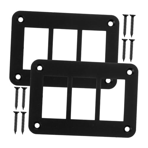 Zerodeko 2 Stück Schalttafel Wippschalterhalterung Wippschalterplatte Rv Schalterhalterung 3 Gang Wippschalterhalterung Schaltereinsatzplatte Wippschalter Wippschalter Aluminiumlegierung Zerodeko 2 Stück Schalttafel Wippschalterhalterung Wippschalterplatte Rv Schalterhalterung 3 Gang Wippschalterhalterung Schaltereinsatzplatte Wippschalter Wippschalter Aluminiumlegierung von Zerodeko