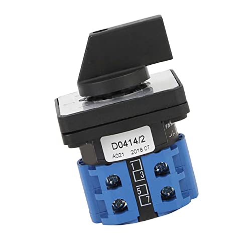 Zerodeko 220V Drehschalter für Elektrische Geräte Positionen Wahlschalter Blau für Motorsteuerung Schaltkreiskontrolle und Testgeräte Einsetzbar Kompakte Bauweise Zerodeko 220V Drehschalter für Elektrische Geräte Positionen Wahlschalter Blau für Motorsteuerung Schaltkreiskontrolle und Testgeräte Einsetzbar Kompakte Bauweise von Zerodeko