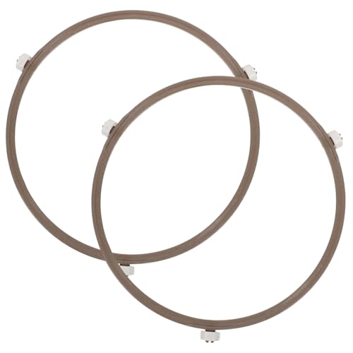 Zerodeko 2Stücke Mikrowellen Ringe Teiliges Mikrowellen Zubehör Mit Rotierenden Rollenringen Ersatz Für Glasplatte Und Kunststoffhalterung Für Standard Mikrowellen Zerodeko 2Stücke Mikrowellen Ringe Teiliges Mikrowellen Zubehör Mit Rotierenden Rollenringen Ersatz Für Glasplatte Und Kunststoffhalterung Für Standard Mikrowellen von Zerodeko