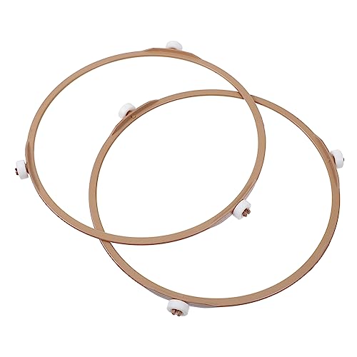 Zerodeko Ersatz-drehteller für Mikrowellen Robuster Schwenkbarer Drehteller 17 8 Cm Durchmesser 2 Stück Stützrad für Glasplatte von Zerodeko