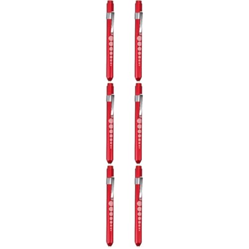Zerodeko 3 Sätze Medizinische Taschenlampe Led Stirnlampe Wiederaufladbar Krankenschwester-abzeichenleuchte Stiftlampen Für Krankenschwestern Aluminiumlegierung Rot 2 Stück * 3 Zerodeko 3 Sätze Medizinische Taschenlampe Led Stirnlampe Wiederaufladbar Krankenschwester-abzeichenleuchte Stiftlampen Für Krankenschwestern Aluminiumlegierung Rot 2 Stück * 3 von Zerodeko