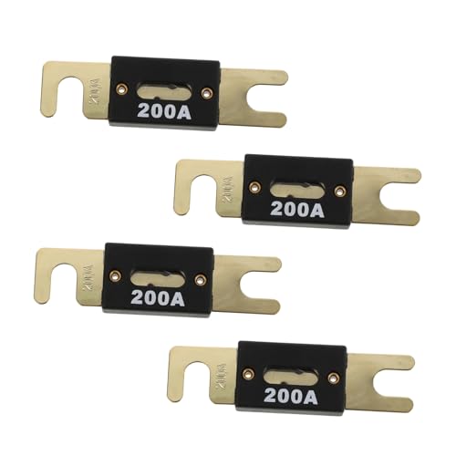 Zerodeko 4 Stück Car Audio Versicherungsfolien Unterbrechersicherung Anl Sicherung Autosicherung Hauptsicherung Car Audio Sicherungshalter Inline Sicherung Wechselrichtersicherung von Zerodeko