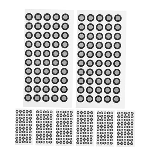 Zerodeko 400 Stück Identifikationspunkt Scanner Positionierungsaufkleber Scanner Referenzpunkt Klassenzimmer Zeigerpunktpunkte Referenzmarkierungspunkt von Zerodeko