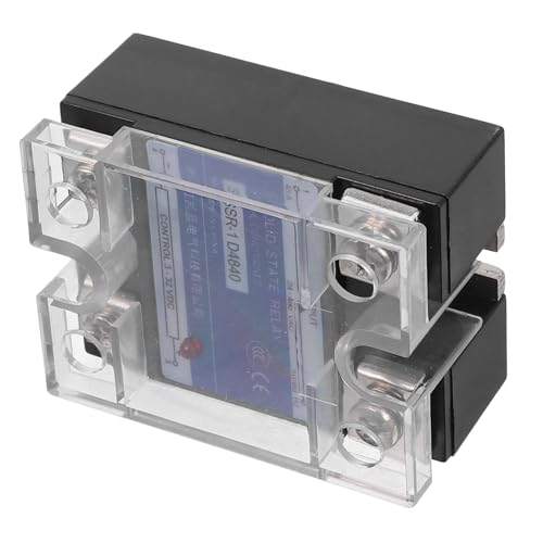 Zerodeko 40A Einphasiges Halbleiterrelais Ac Steuerung Temperaturbeständiges Gehäuse Präzise Steuerung für Motoren und Lichtmodule für Industrielle Anwendungen Zerodeko 40A Einphasiges Halbleiterrelais Ac Steuerung Temperaturbeständiges Gehäuse Präzise Steuerung für Motoren und Lichtmodule für Industrielle Anwendungen von Zerodeko