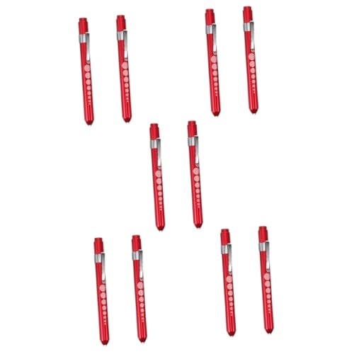 Zerodeko 5 Sätze Medizinische Taschenlampe Led Stirnlampe Wiederaufladbar Pflege Taschenlampe Tragbares Krankenschwesterlicht Stiftlichter Aluminiumlegierung Rot 2 Stück * 5 Zerodeko 5 Sätze Medizinische Taschenlampe Led Stirnlampe Wiederaufladbar Pflege Taschenlampe Tragbares Krankenschwesterlicht Stiftlichter Aluminiumlegierung Rot 2 Stück * 5 von Zerodeko