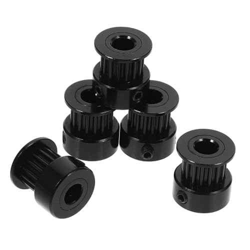 Zerodeko 5 Stück Gürtel Für 3d-drucker Drucker Riemenscheibe Mechanische Zahnriemenscheiben Zahnriemenscheibe Für 3d-drucker Mit Lager Rolle Bausatz Black Aluminiumlegierung Zerodeko 5 Stück Gürtel Für 3d-drucker Drucker Riemenscheibe Mechanische Zahnriemenscheiben Zahnriemenscheibe Für 3d-drucker Mit Lager Rolle Bausatz Black Aluminiumlegierung von Zerodeko