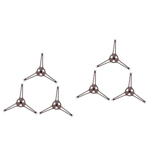 Zerodeko 6 Stk Mikrowellen-Plattenspieler Teilefach Plattenteller-Ring-Unterstützung Essenstablett Warmhalteplatte Ofenblechkreis Radring für Glasplatten runden Scrollrad von Zerodeko