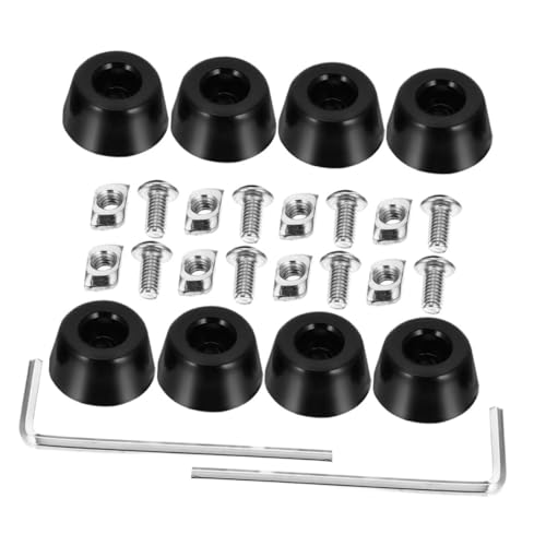 Zerodeko 8 Stück Stoßdämpfungspads Antivibrationsunterstützung Druckerfußmatten Beige Isolator 3D Antivibrationspad Maschinenfußpolster Dämpfung Rutschfeste Dämpfer Druckerfußpolster Gummi von Zerodeko