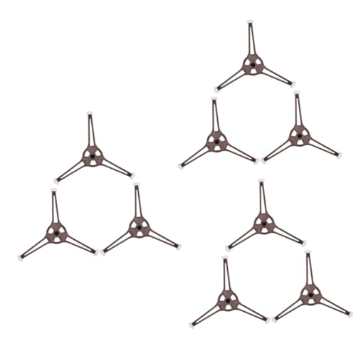 Zerodeko 9 Stk Mikrowellen-Plattenspieler wärmender Ofen Mikrowellen-Ersatz-Plattenspieler Warmhalteplatte Essenstablett Drehteller-Radring Radring für Glasplatten Heizung von Zerodeko