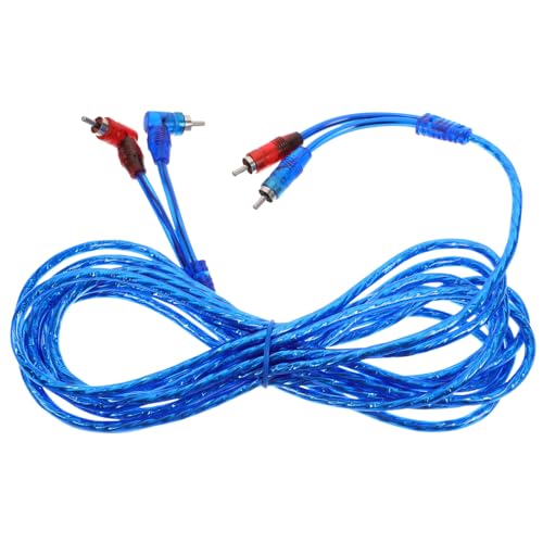 Zerodeko Audioleitung doppelt Aux für Hilfskabel Subwoofer-Zusatzkabel Dual lautsprecherkabel Audio-Video-Kabel Stereokabel Audiokabel RCA Zweikanal-Audiokabel Cinch-Audiokabel Draht Kupfer von Zerodeko