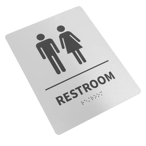 Zerodeko Badezimmerschild Waschraum Zeichen Badezimmeraufkleber Fliesenaufkleber Für Badezimmer Toilettendekor Badezimmerdekor Toilettenschild Wc-türschild Vinyl Rostfreier Stahl Silber Zerodeko Badezimmerschild Waschraum Zeichen Badezimmeraufkleber Fliesenaufkleber Für Badezimmer Toilettendekor Badezimmerdekor Toilettenschild Wc-türschild Vinyl Rostfreier Stahl Silber von Zerodeko