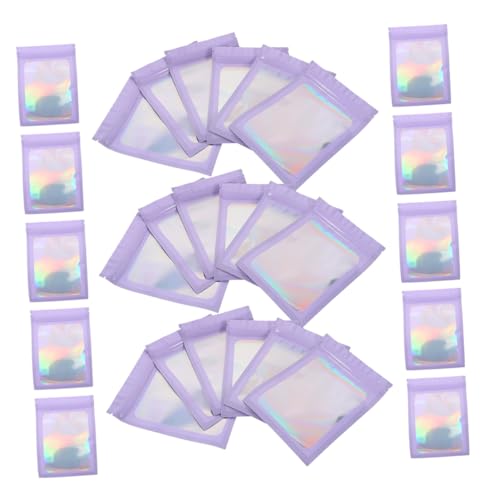 Zerodeko -Beutel selbstverschließender Beutel Taschen für versiegelbar Schmuckbeutel verschließbare Verpackung kleine wiederverschließbare Beutel Laserfilm Violett Zerodeko -Beutel selbstverschließender Beutel Taschen für versiegelbar Schmuckbeutel verschließbare Verpackung kleine wiederverschließbare Beutel Laserfilm Violett von Zerodeko