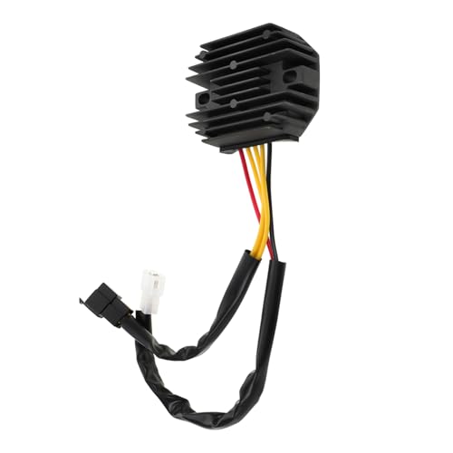 Zerodeko Gleichrichter Motorradzubehör Spannungsstabilisator Für Motorrad Spannungsstabilisator Kit Motorrad Spannungsregler Stabilisator Moped Spannungsstabilisator Schwarzer Kunststoff von Zerodeko