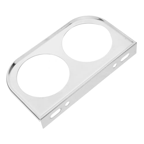 Zerodeko Halterung Für Das Armaturenbrett Im Auto Halterung Für Messgeräte Messgerätehalter Mini Inhaber Instrumentenrahmen-montagehalter Silver Eisen von Zerodeko