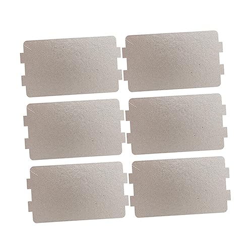 Zerodeko 6er-pack Mikrowellen-glimmerplatten Wellenschutzabdeckungen für Mikrowellenherde Ersatzteile Hitze- und Feuerhemmend Zerodeko 6er-pack Mikrowellen-glimmerplatten Wellenschutzabdeckungen für Mikrowellenherde Ersatzteile Hitze- und Feuerhemmend von Zerodeko